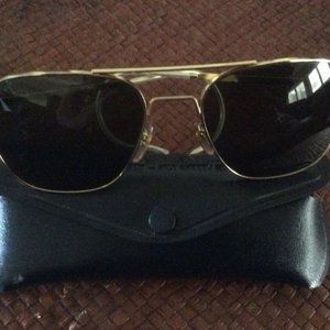 World War II Original Issue Pilot Glasses FC 58 by Command Marketing with case